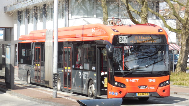 Foto van CXX VDL Citea SLFA-180 Electric 9784 Gelede bus door Stadsbus