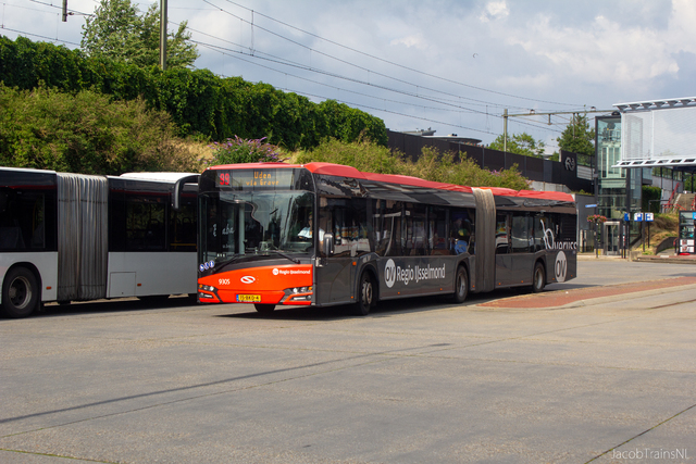 Foto van OVinIJ Solaris Urbino 18 9305 Gelede bus door_gemaakt JacobTrains