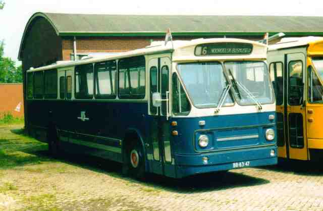Foto van NBM Leyland-Verheul Standaardstreekbus 1121 Standaardbus door Jelmer