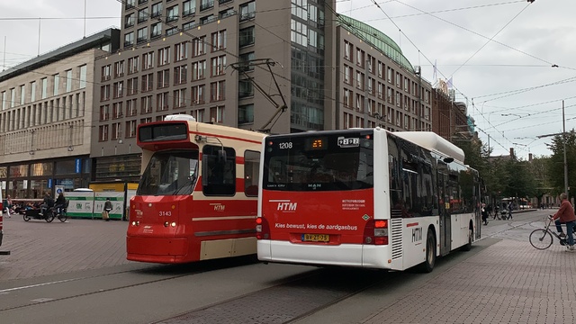 Foto van HTM GTL8 3143 Tram door Stadsbus