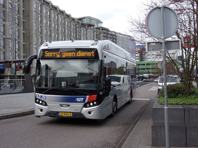 Foto van RET VDL Citea SLF-120 Electric 1413 Standaardbus door Lijn45