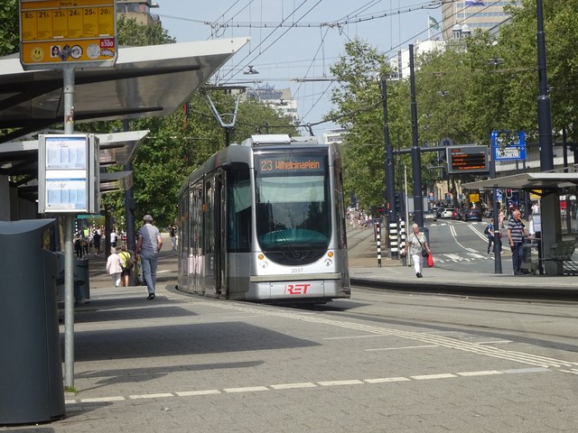 Foto van RET Citadis 2037 Tram door Rotterdamseovspotter