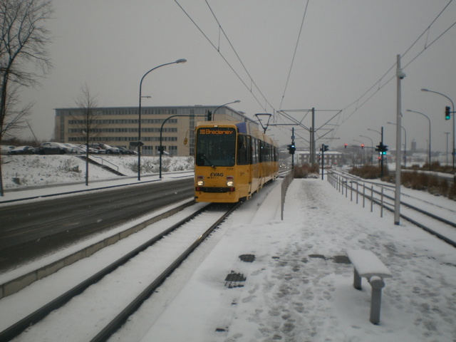Foto van RBN Stadtbahnwagen M/N 8 1177 Tram door_gemaakt Perzik