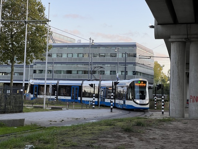 Foto van GVB 15G-tram (Urbos) 3028 Tram door_gemaakt Stadsbus