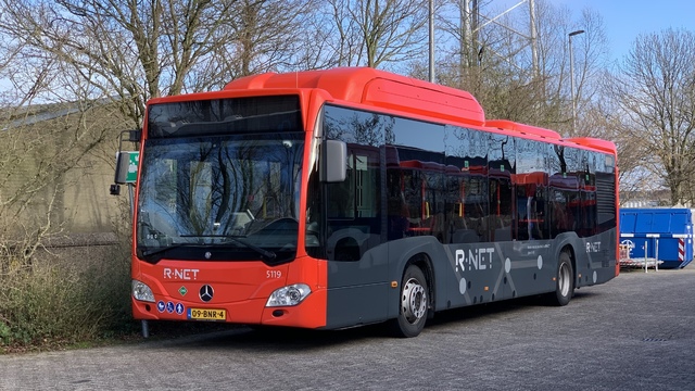 Foto van EBS Mercedes-Benz Citaro NGT Hybrid 5119 Standaardbus door Busdordrecht