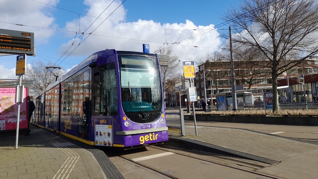 Foto van RET Rotterdamse Citadis 2116 Tram door Sneltram