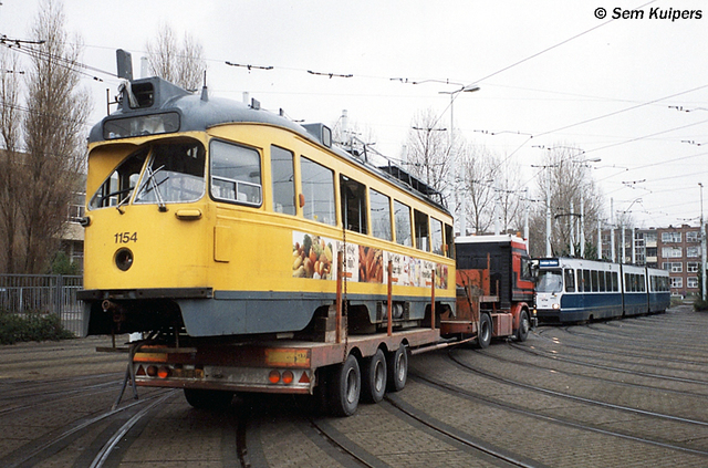 Foto van HTM Haagse PCC 1154 Tram door RW2014
