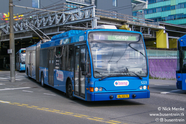 Foto van NVO Berkhof Premier AT 18 5223 Gelede bus door Busentrein