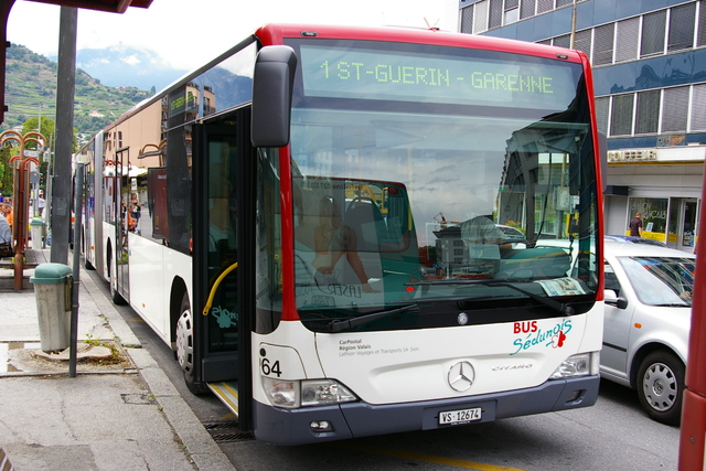 Foto van Postauto Mercedes-Benz Citaro G 12674 Gelede bus door wyke2207