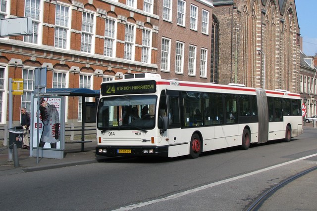 Foto van HTM Den Oudsten B93 914 Gelede bus door dmulder070
