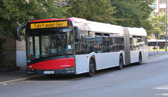 Foto van Rheinbahn Solaris Urbino 18 8508 Gelede bus door BusDordrecht2003
