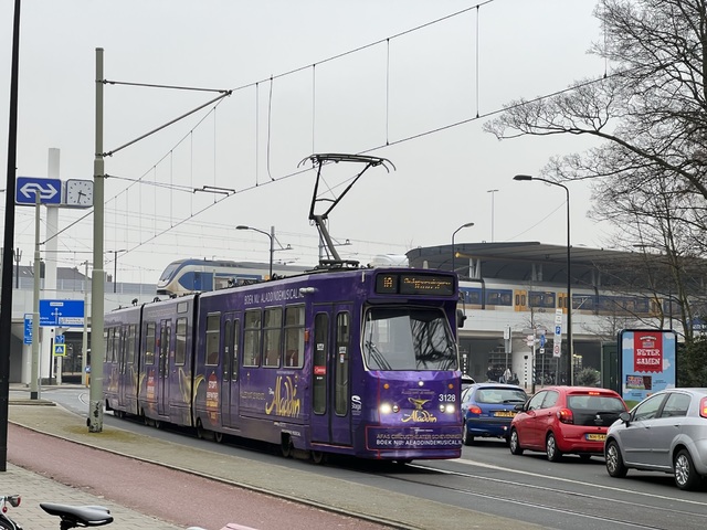 Foto van HTM GTL8 3128 Tram door Stadsbus
