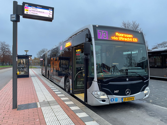 Foto van QBZ Mercedes-Benz Citaro G 3427 Gelede bus door TrainspotterAmsterdam