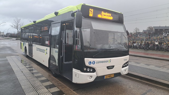 Foto van CXX VDL Citea LLE-120 5844 Standaardbus door treinspotter-Dordrecht-zuid