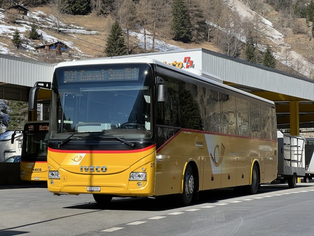 Foto van Postauto Iveco Crossway Line 27 Semi-touringcar door_gemaakt Stadsbus