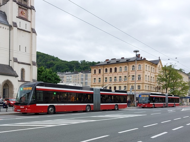 Foto van Salzburg Hess Swisstrolley 426 Gelede bus door Jossevb