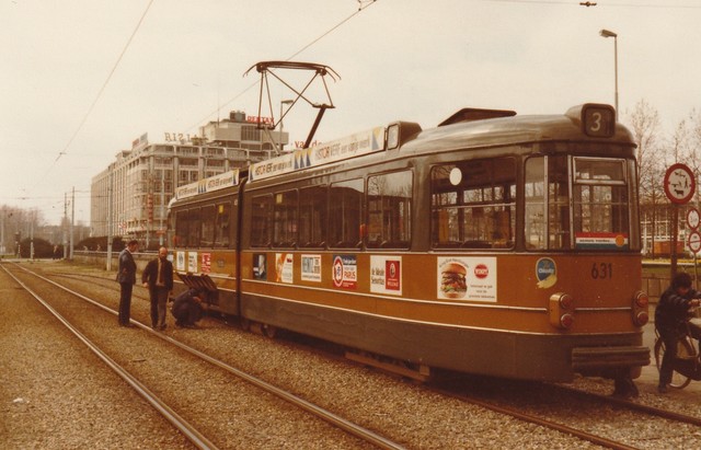 Foto van RET Rotterdamse Düwag GT6 631 Tram door JanWillem