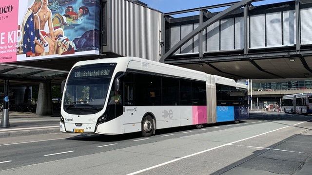 Foto van CXX VDL Citea SLFA-181 Electric 9711 Gelede bus door_gemaakt Stadsbus
