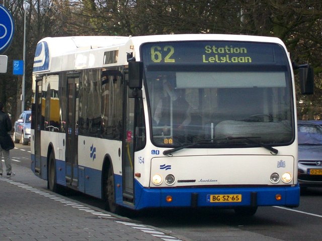 Foto van GVB Berkhof Jonckheer 154 Standaardbus door wyke2207