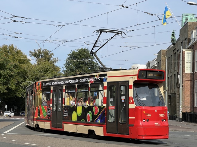 Foto van HTM GTL8 3125 Tram door Stadsbus