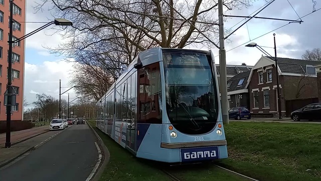 Foto van RET Rotterdamse Citadis 2103 Tram door Sneltram