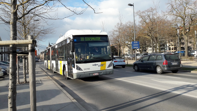 Foto van DeLijn Van Hool AG300 551192 Gelede bus door BusfanTom