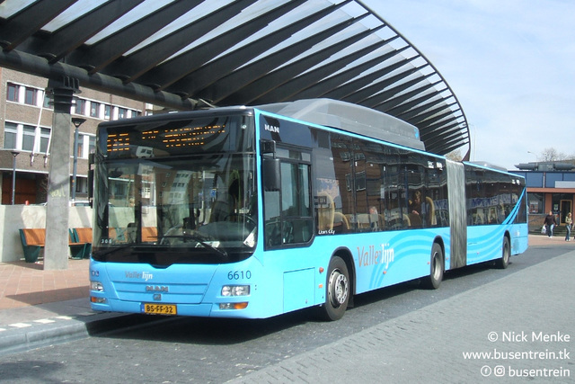 Foto van BBA MAN Lion's City G CNG 6610 Gelede bus door Busentrein