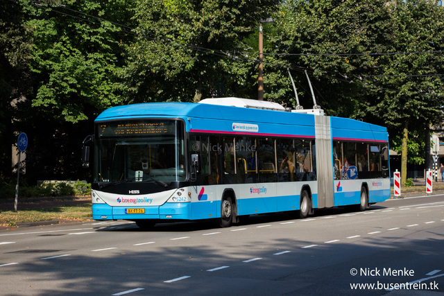 Foto van HER Hess Swisstrolley 5242 Gelede bus door_gemaakt Busentrein