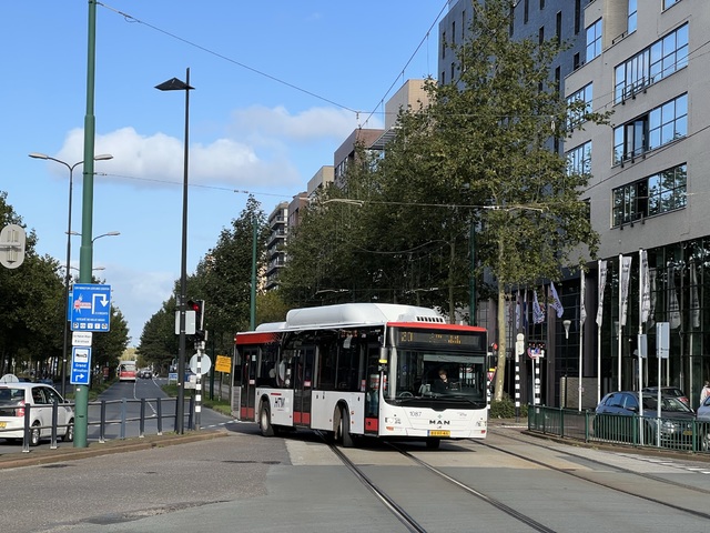 Foto van HTM MAN Lion's City CNG 1087 Standaardbus door_gemaakt Stadsbus