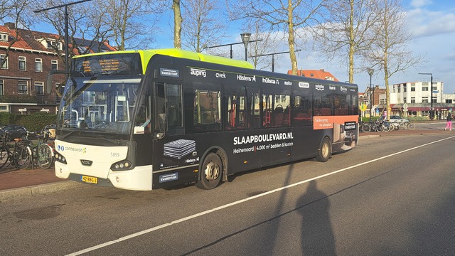 Foto van CXX VDL Citea LLE-120 5859 Standaardbus door treinspotter-Dordrecht-zuid