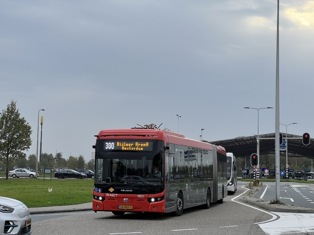 Foto van CXX Ebusco 2.2 (18mtr) 9813 Gelede bus door_gemaakt Stadsbus