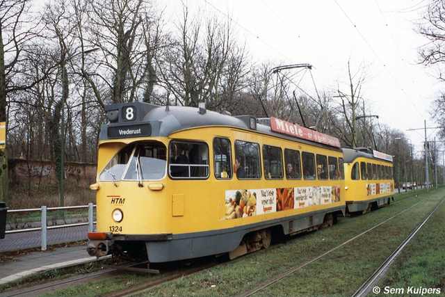 Foto van HTM Haagse PCC 1324 Tram door_gemaakt RW2014