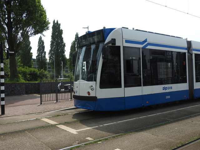 Foto van GVB Siemens Combino 2006 Tram door treinspotter2323