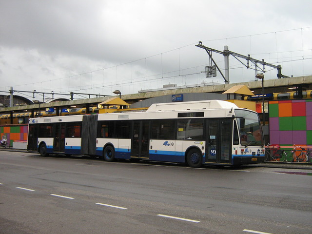Foto van GVU Van Hool AG300 LPG 4583 Gelede bus door wmbrands