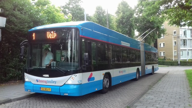 Foto van HER Hess Swisstrolley 5255 Gelede bus door BryanPiro