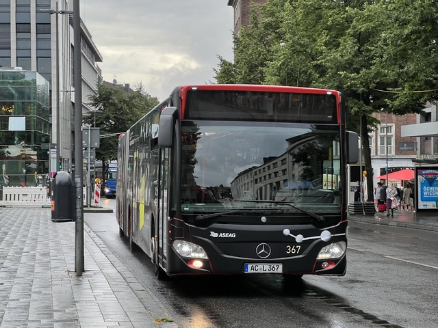Foto van ASEAG Mercedes-Benz Citaro G 367 Gelede bus door Stadsbus
