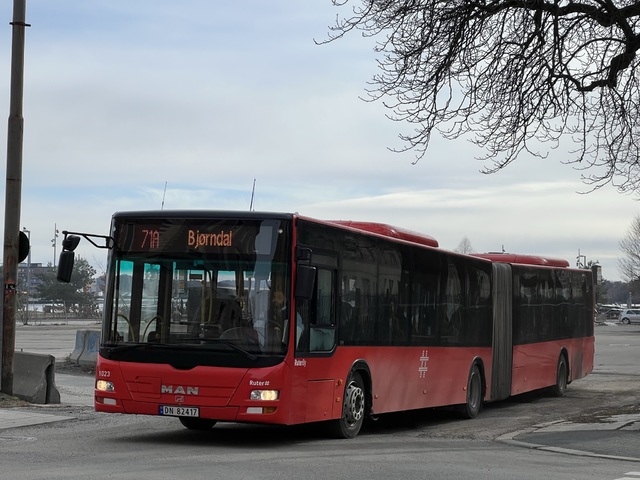 Foto van UniBuss MAN Lion's City GL 1023 Gelede bus door_gemaakt Stadsbus