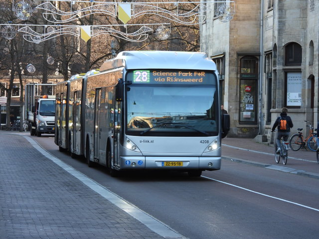 Foto van QBZ Van Hool AGG300 4208 Dubbelgelede bus door_gemaakt stefan188
