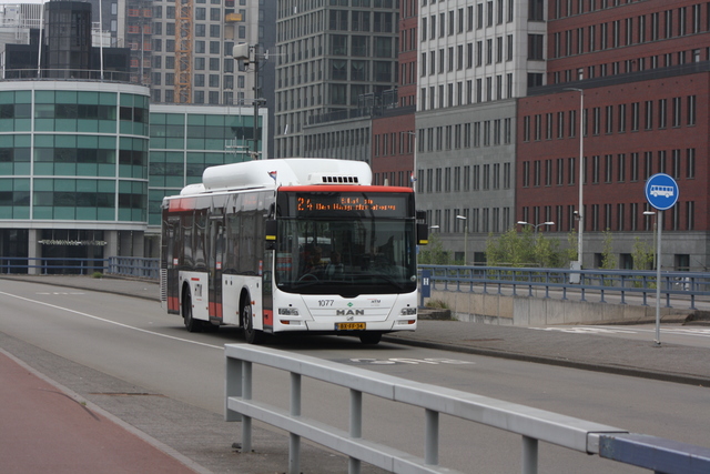 Foto van HTM MAN Lion's City CNG 1077 Standaardbus door Tramspoor