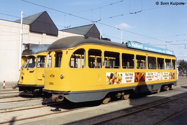 Foto van HTM Haagse PCC 2105 Tram door RW2014