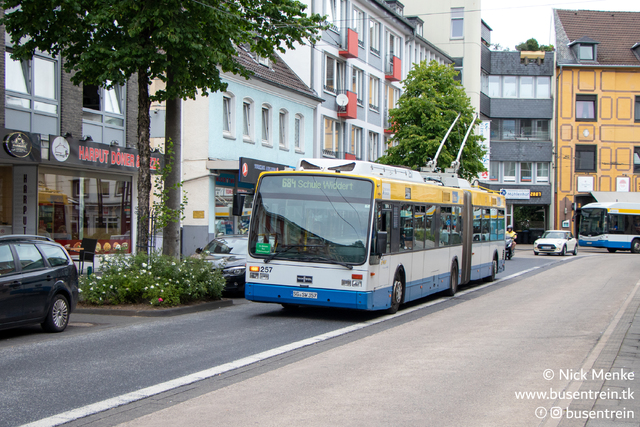 Foto van SWS Van Hool AG300T 257 Gelede bus door Busentrein