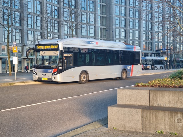 Foto van RET VDL Citea SLF-120 Electric 1421 Standaardbus door Tramspoor
