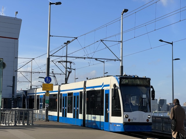 Foto van GVB Siemens Combino 2134 Tram door Stadsbus