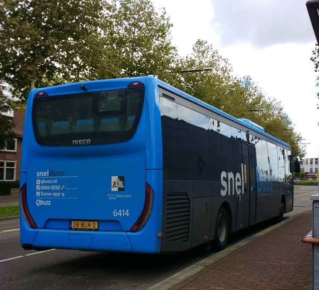 Foto van QBZ Iveco Crossway LE (13mtr) 6414 Standaardbus door Rotterdamseovspotter