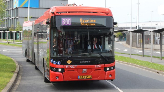 Foto van CXX Ebusco 2.2 (18mtr) 9814 Gelede bus door Styyx