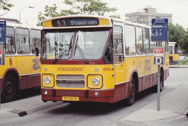 Foto van ZO DAF MB200 6450 Standaardbus door wyke2207