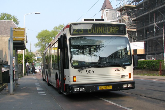 Foto van HTM Den Oudsten B93 905 Gelede bus door dmulder070