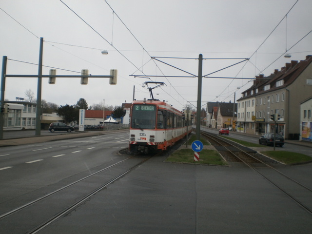 Foto van MoBiel Stadtbahnwagen M/N 8 537 Tram door_gemaakt Perzik