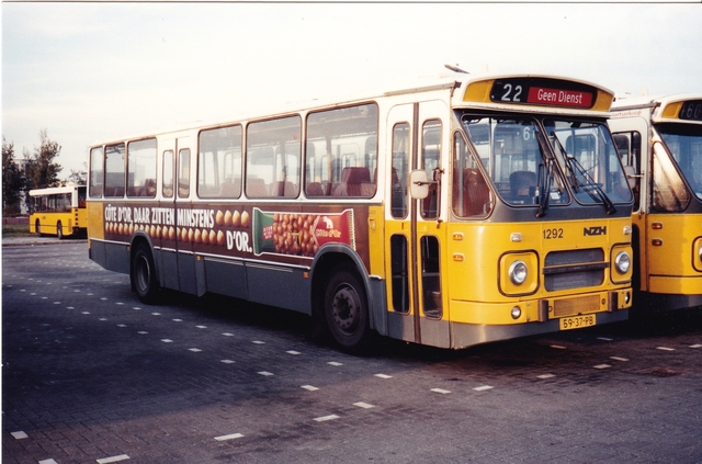 Foto van NZH DAF MB200 1292 Standaardbus door wyke2207