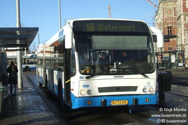 Foto van GVB Berkhof Jonckheer G 577 Gelede bus door_gemaakt Busentrein
